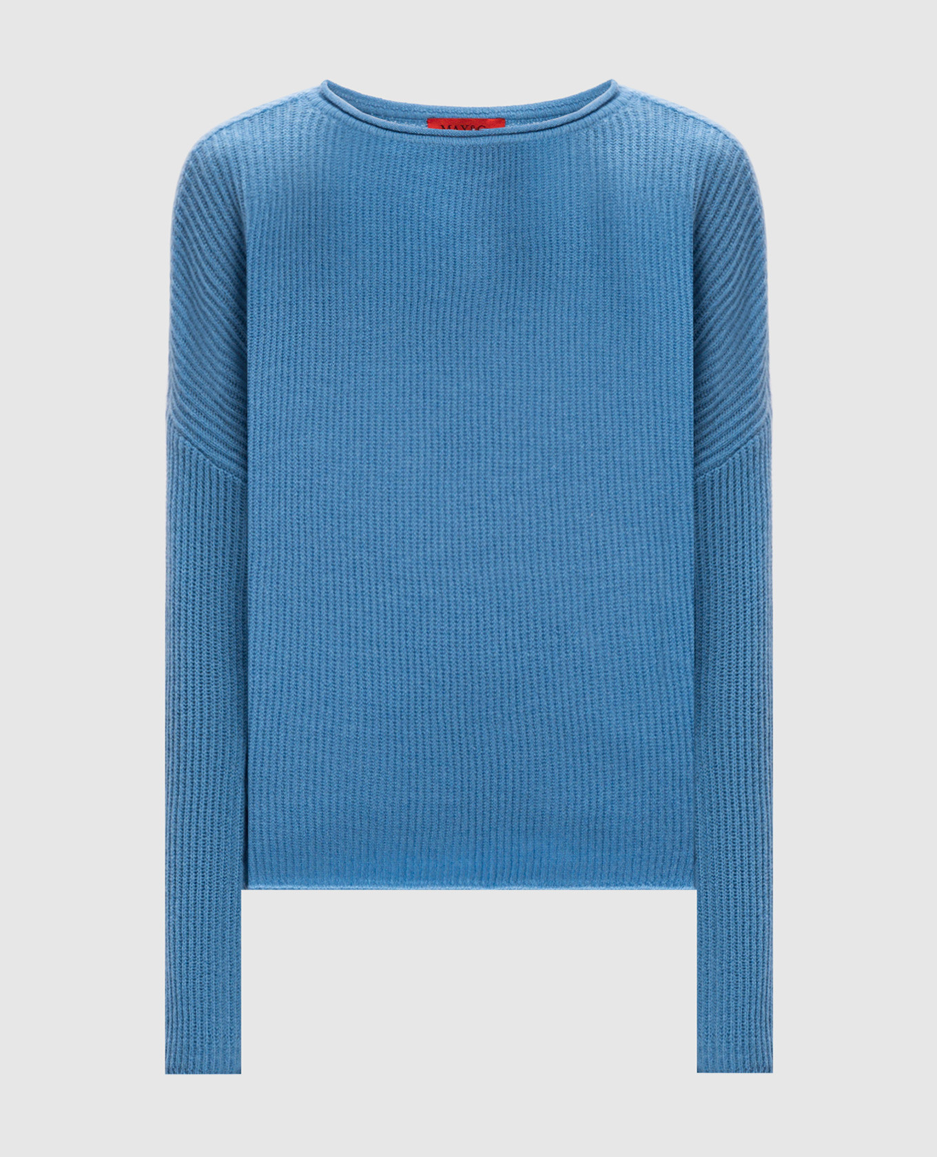 Blue cashmere BASEBALL sweater Max & Co