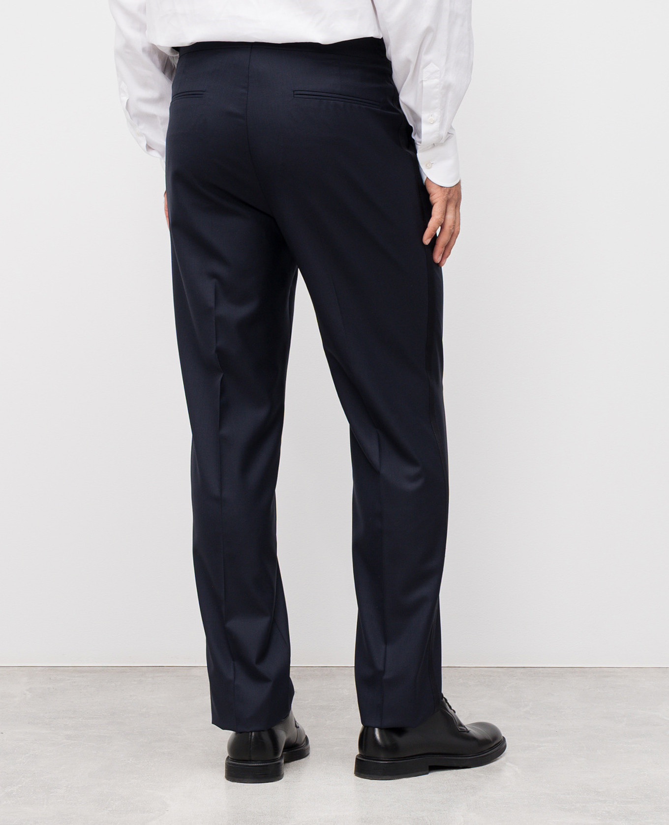 

Blue wool and silk pants Brunello Cucinelli