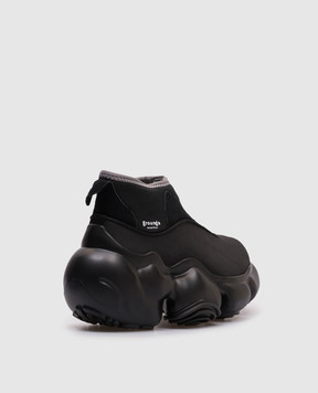 Grounds Black MOOPIE WEATHER WAVE sneakers with logo MOOPIEWEATHERWAVE