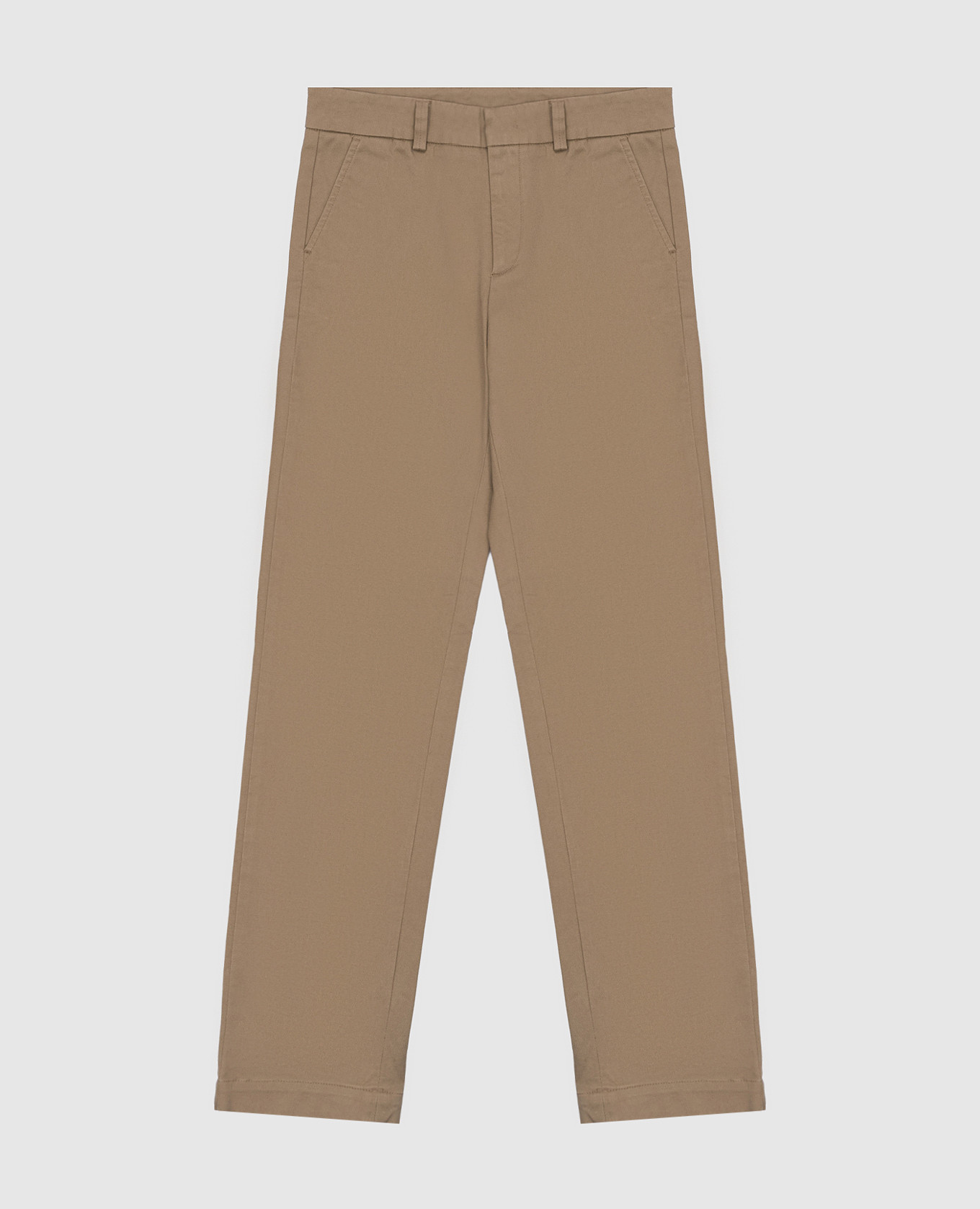 

Children's beige jeans with logo patch Moncler ENFANT, White