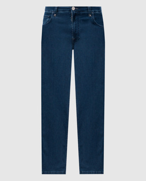 Stefano Ricci Blue jeans with logo MFT51B2130T248BL