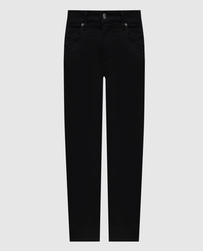 Dolce&Gabbana Black jeans with logo GY07CDG8MP9