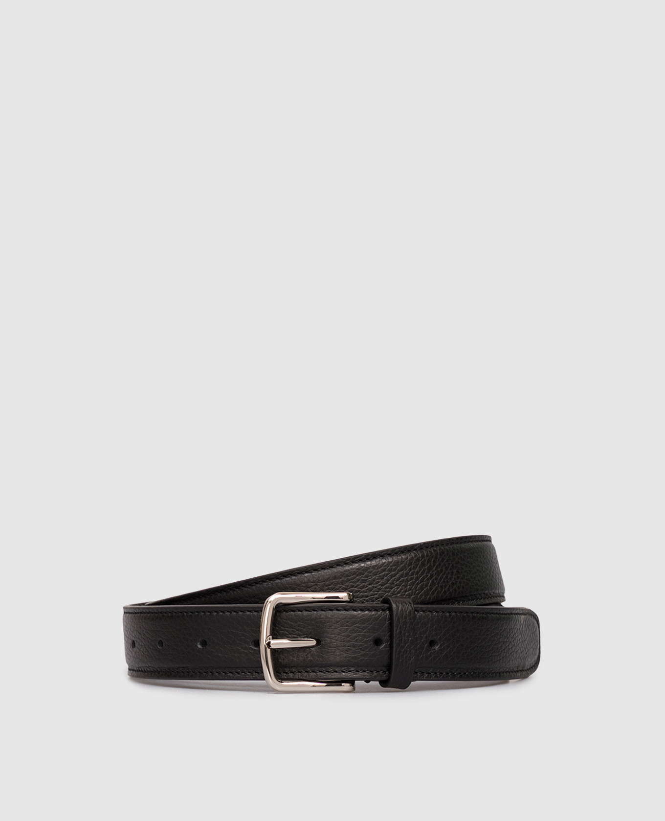 

Black embossed leather belt Babe Pay Pls