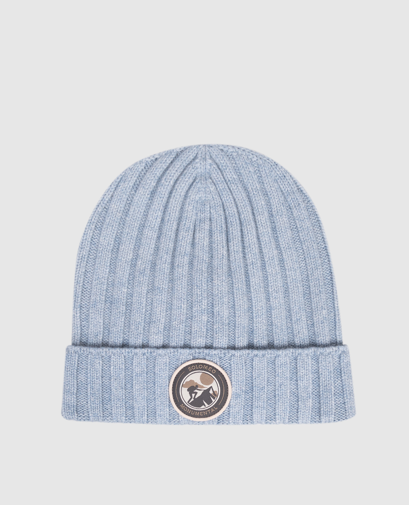 Children&#39;s blue cashmere hat Brunello Cucinelli