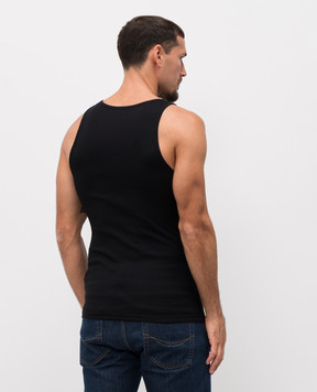Tom Ford Black ribbed T-shirt with logo T4D101210