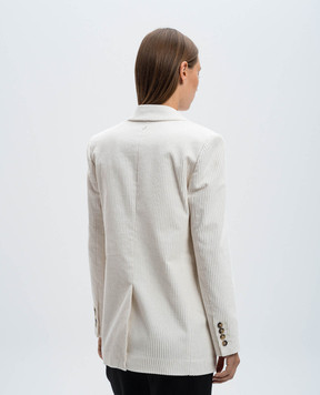 Dondup White corduroy jacket DJ563VS0031DXXX
