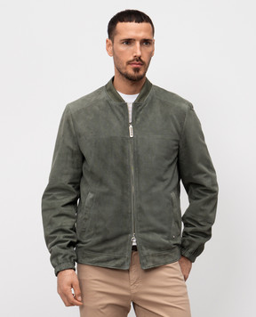 Stefano Ricci Green suede bomber jacket MDJ51000417200