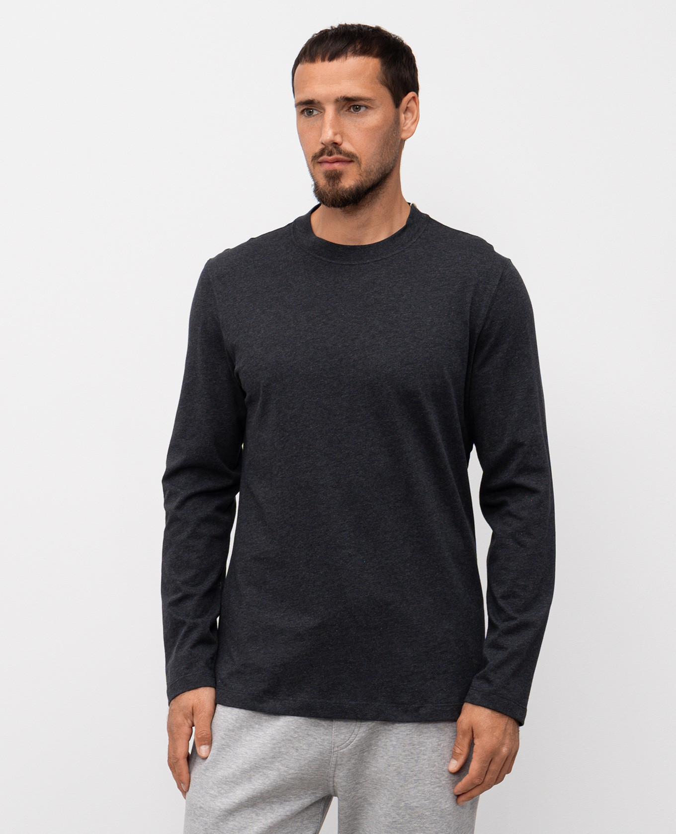 

Grey melange longsleeve Brunello Cucinelli