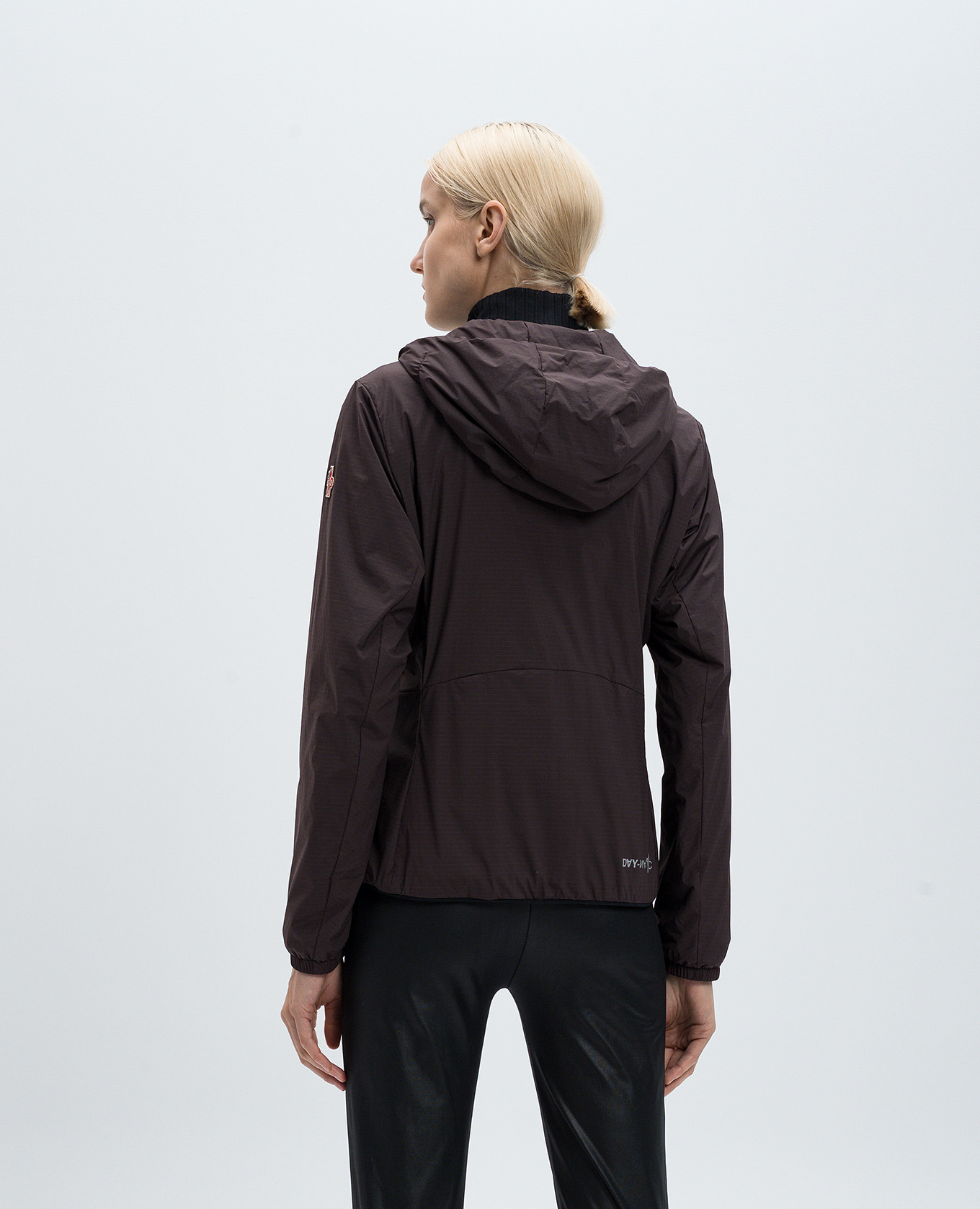 Shell Brown Logo Windbreaker Moncler Grenoble 4