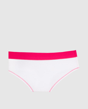 RiminiVeste Jadea Baby's White Coffe, Tea or Me Cat Print Briefs? 491