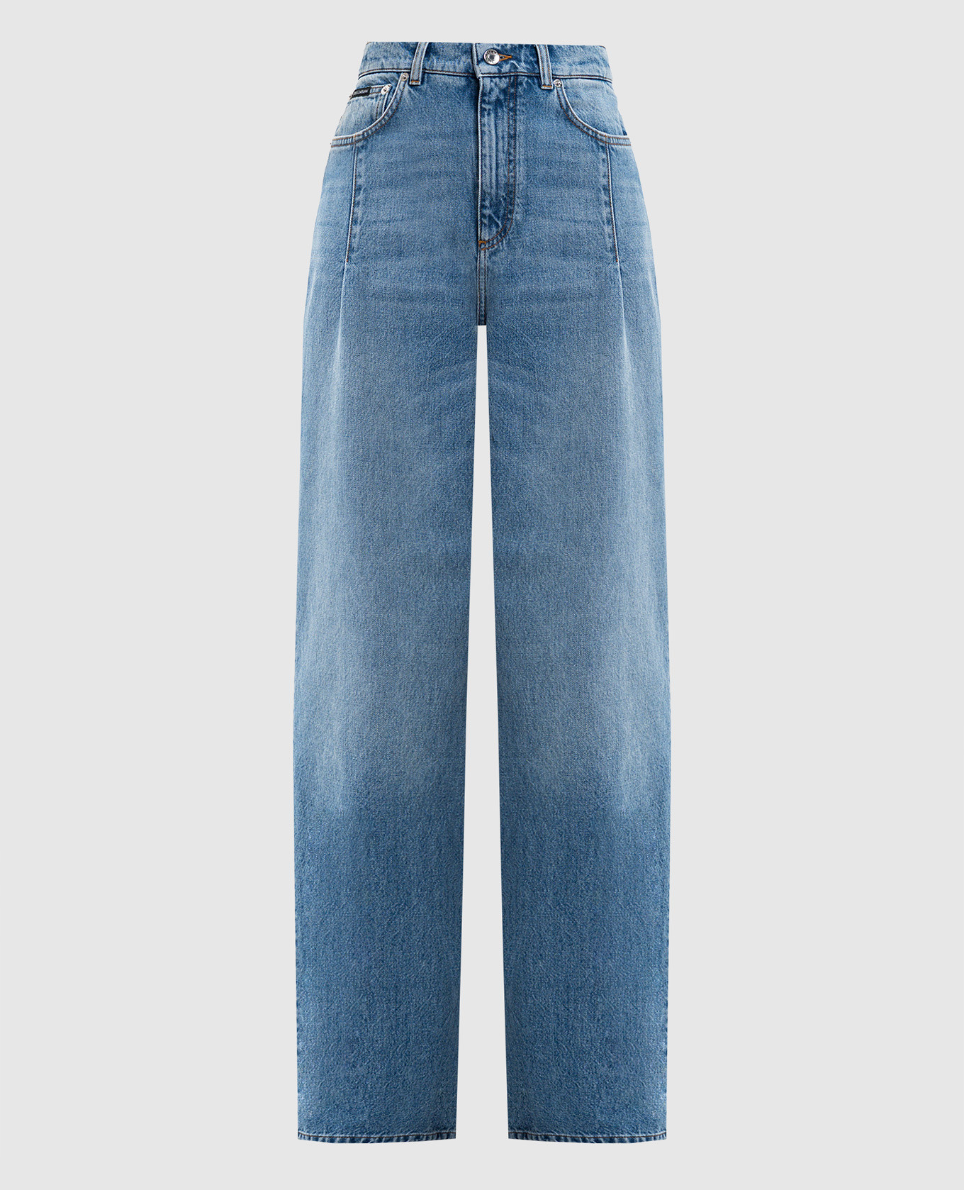 

High-rise blue jeans Dolce&Gabbana, Light blue