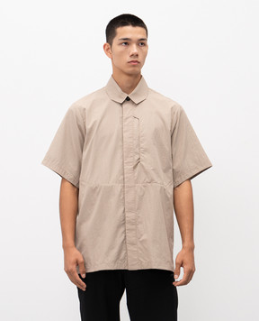 Riotdivision RD-BSS beige straight-cut shirt with logo RDBSSGEN1