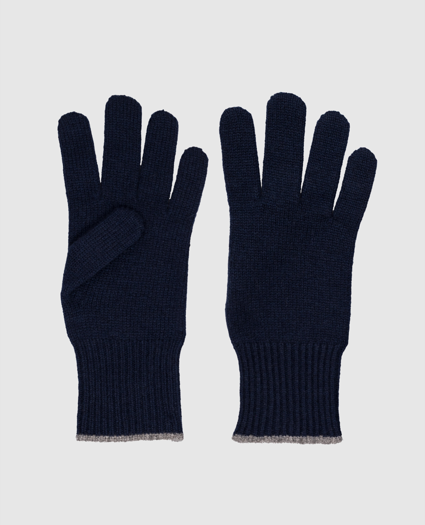 

Blue cashmere gloves Brunello Cucinelli