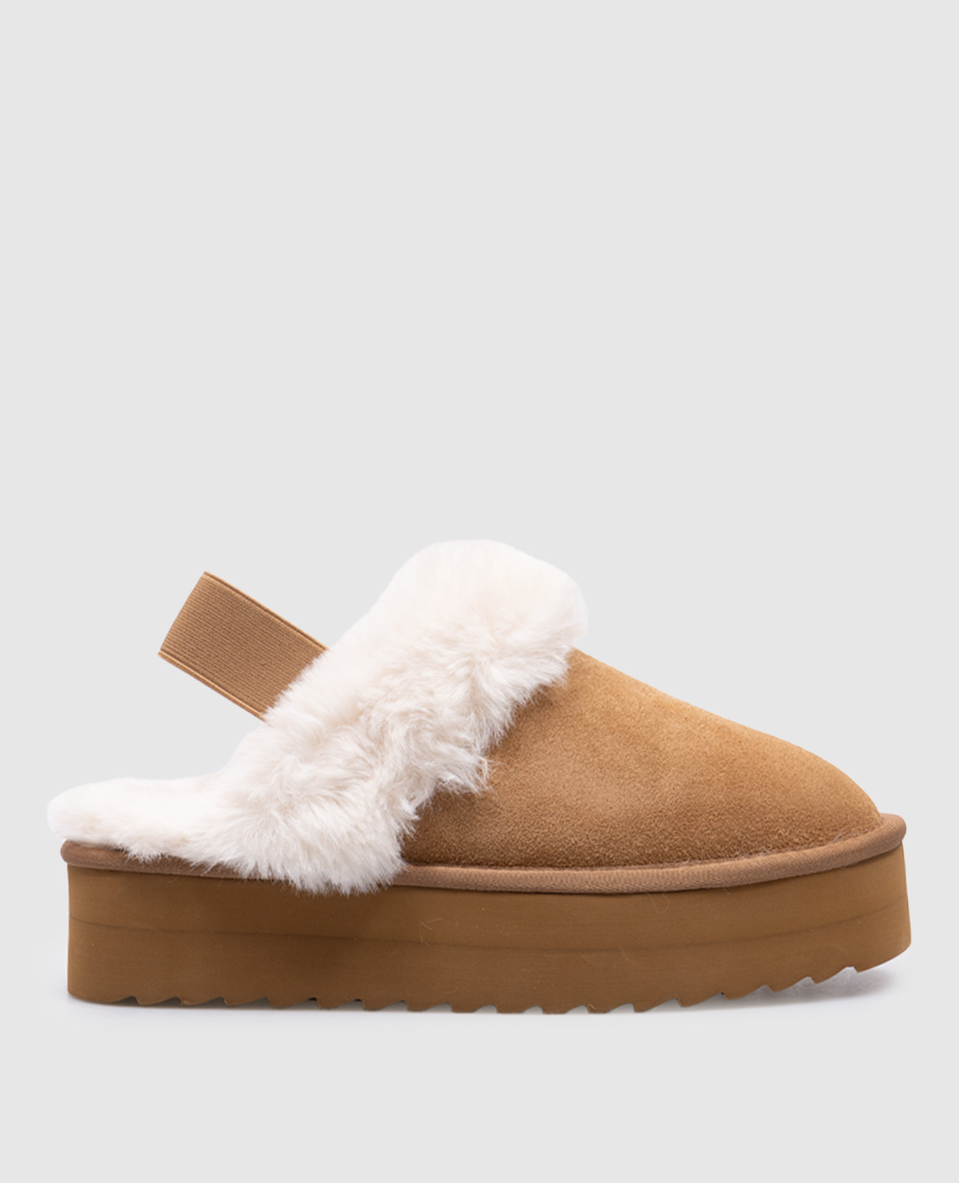 

Brown suede mules Colors of california