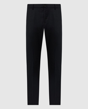 Canali Blue pants made of wool PR0125691678