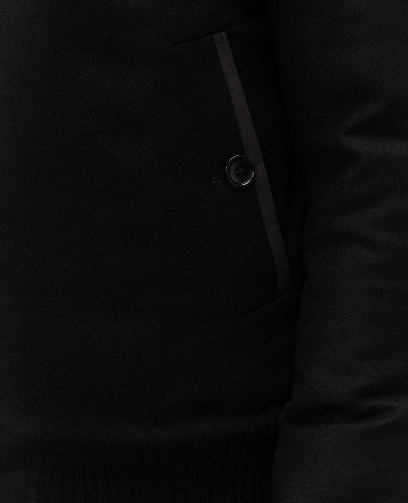 

Black wool and cashmere jacket Cashmere&Whiskey