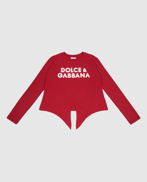 Dolce&Gabbana Children's charming longsleeve with logo print L5JTNPG7NOE812+