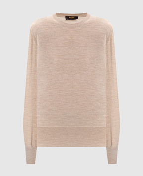 MooRER Beige wool jumper NILUFAR NILUFARW18