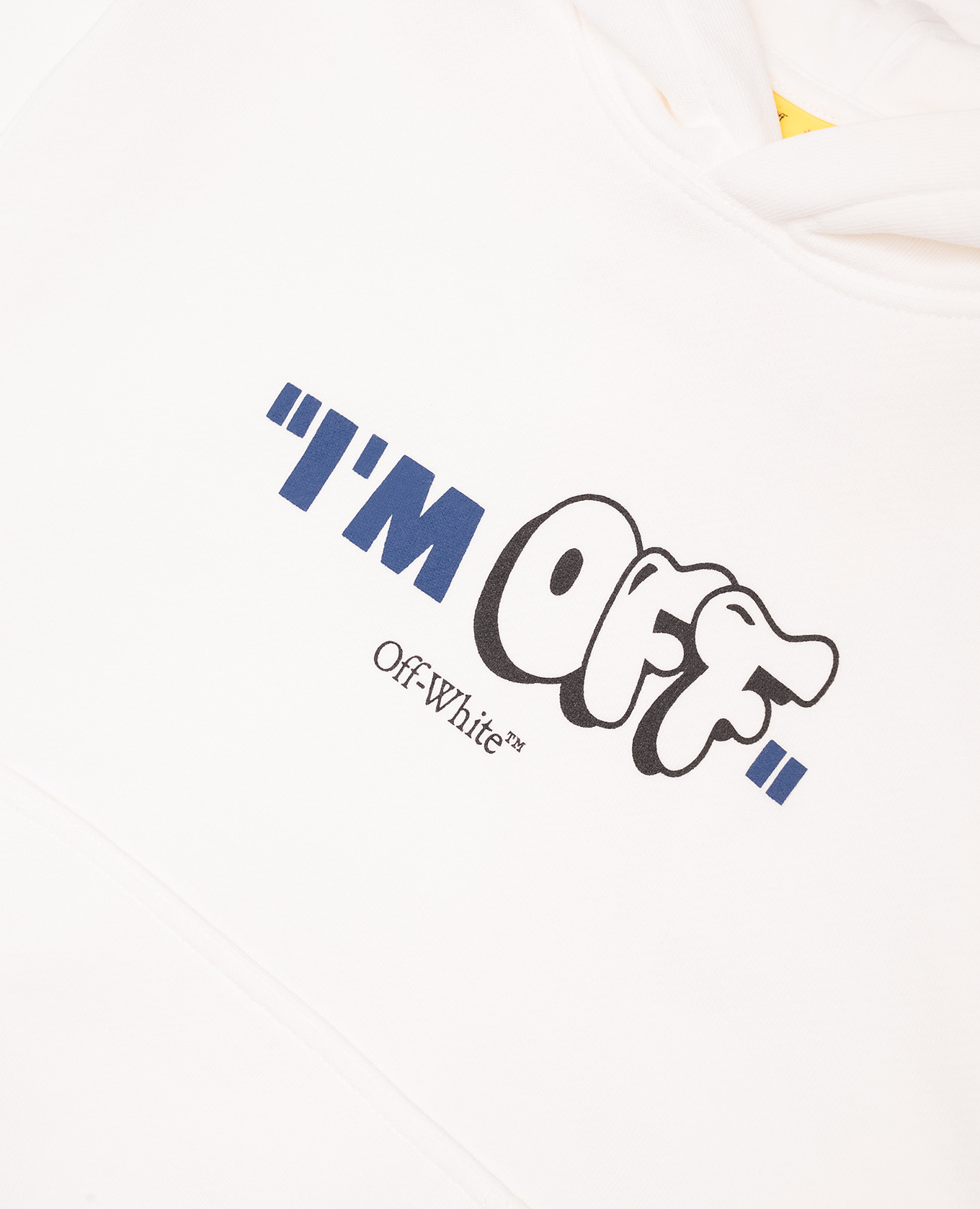 

Children's white hoodie with branded print Off-White