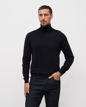 Peserico Blue wool golf R59359F189770M