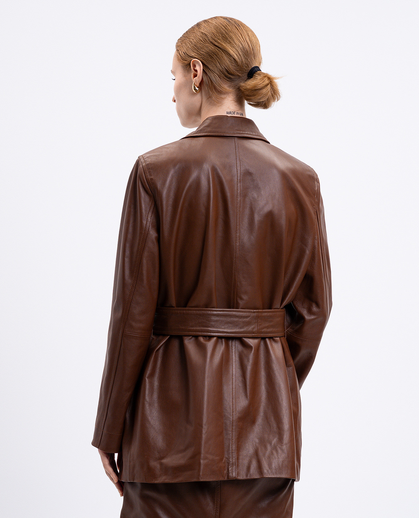 Brown leather jacket TOLMIN Max Mara 4