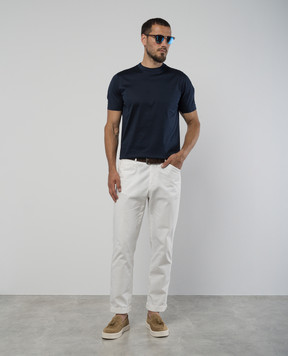 Canali Blue T-shirt MJ00002T0356
