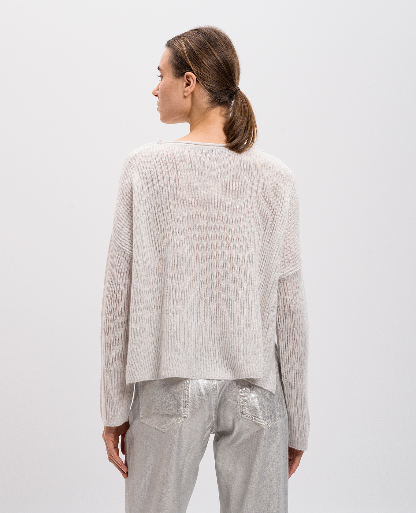 

Gray cashmere BASEBALL sweater Max & Co, Grey