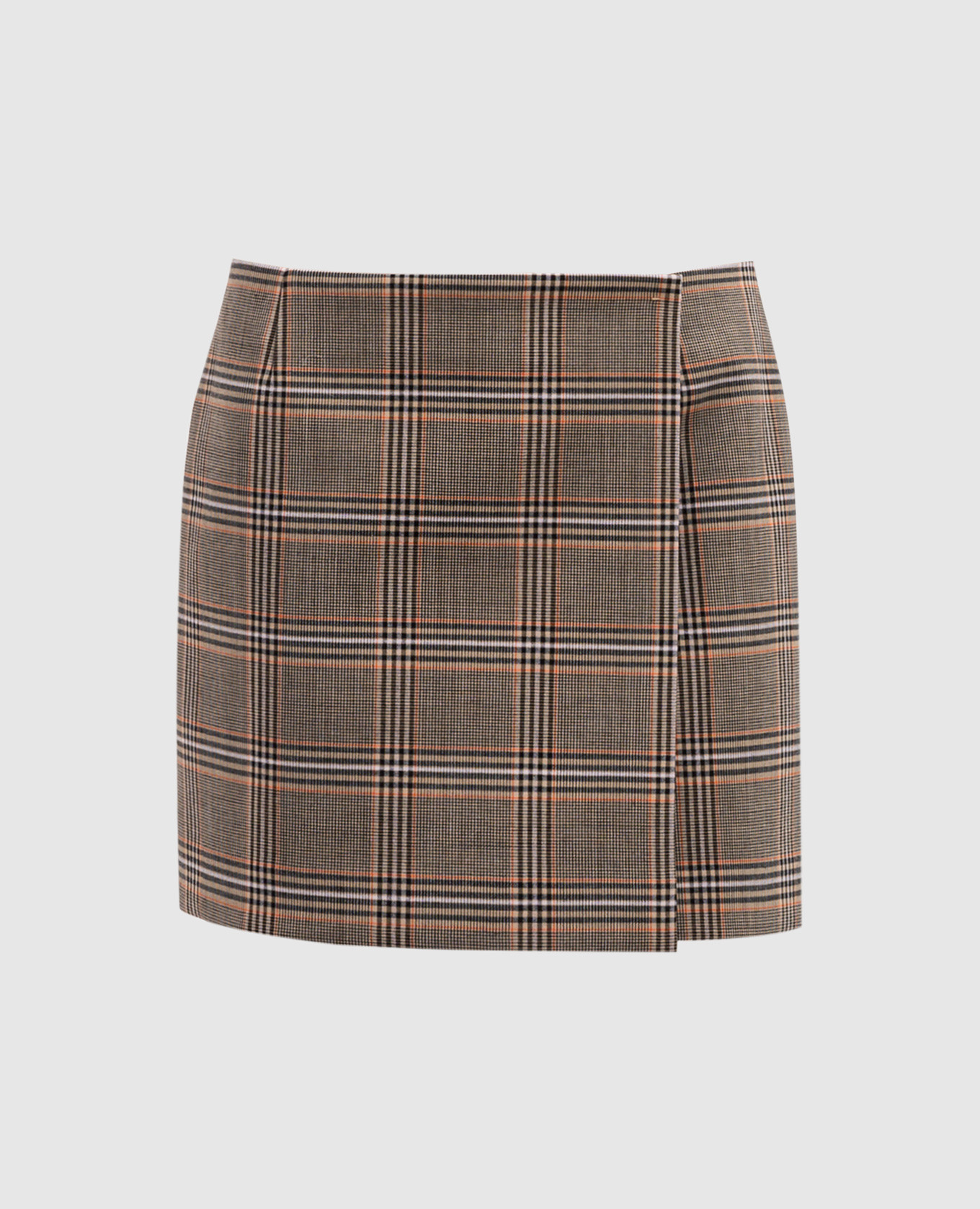 

Brown check skirt Max Mara Sportmax, Коричневый