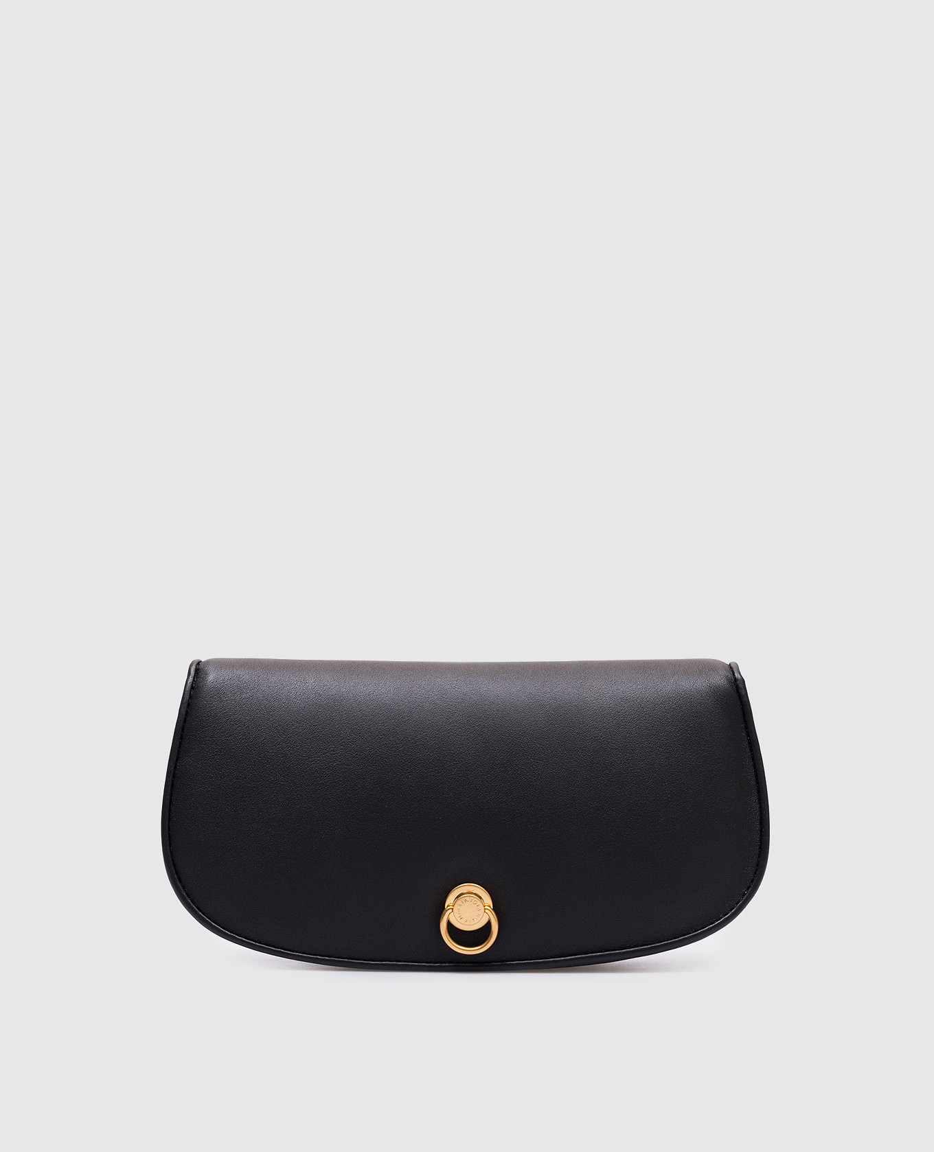 

Deva Black Leather Clutch Gianni Chiarini
