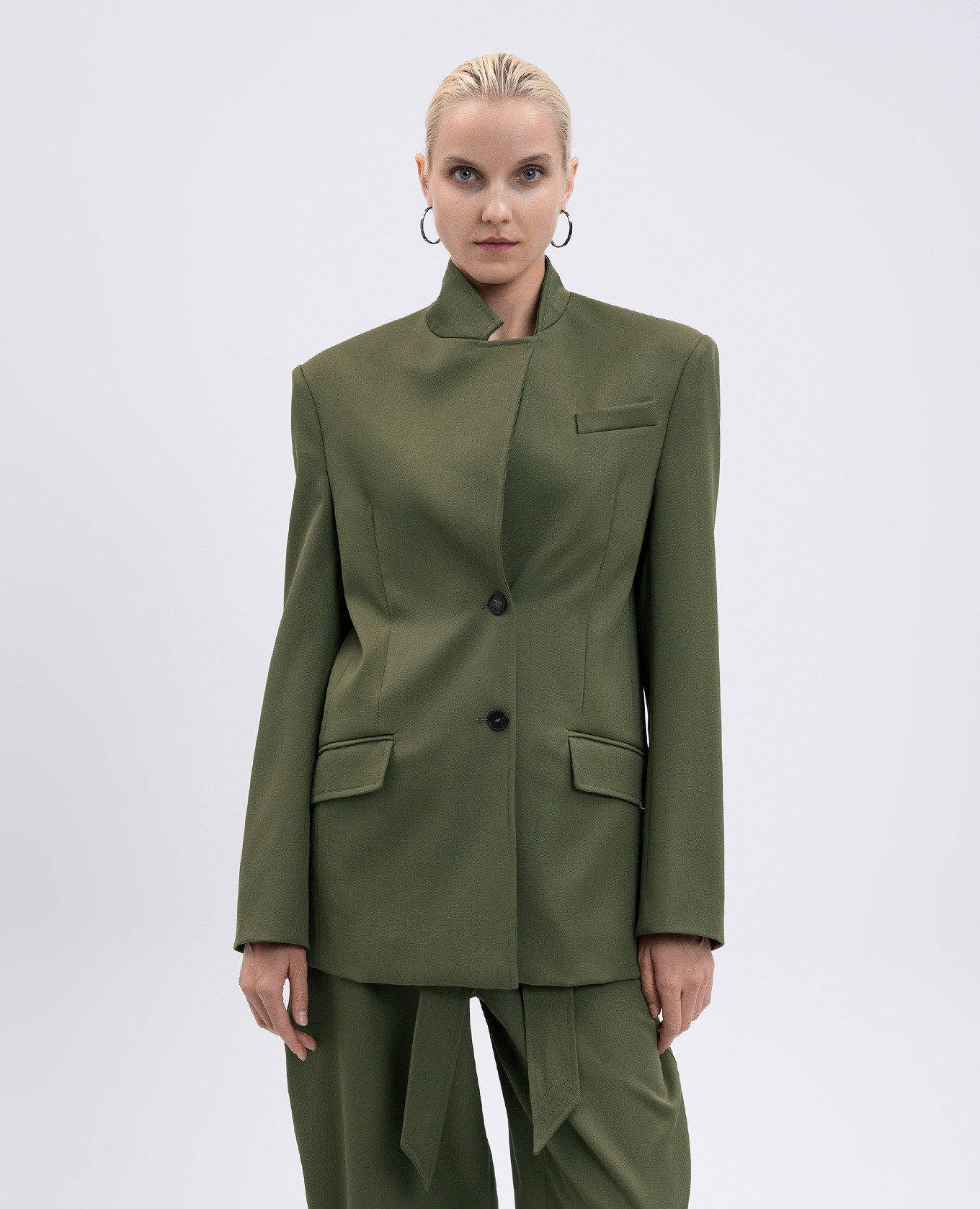 

Khaki wool jacket The Attico