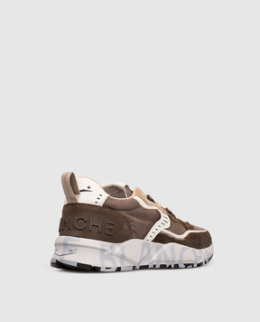 Voile Blanche Brown combination sneakers CLUB01 0012017465171D13