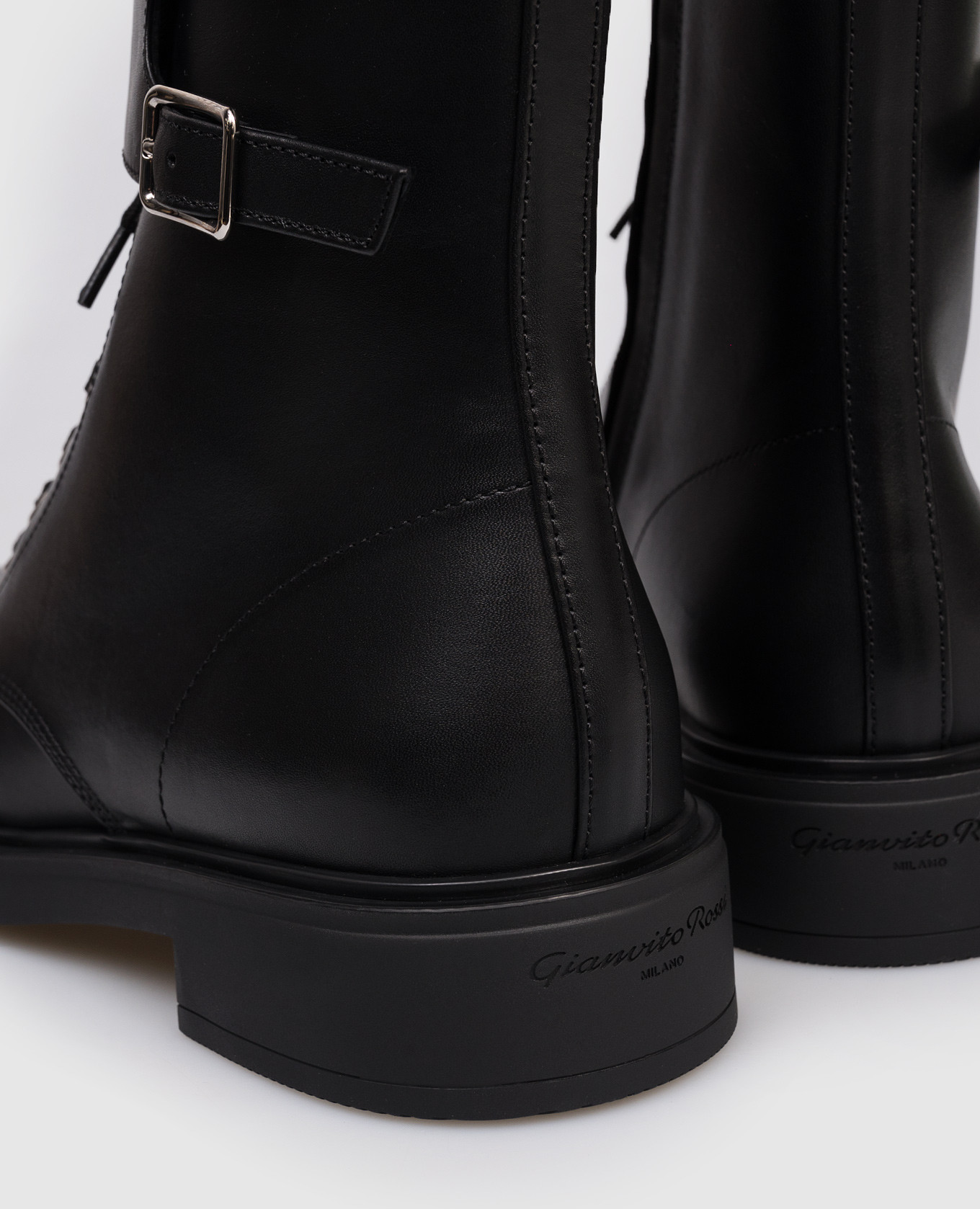 Ripley black leather boots Gianvito Rossi 5