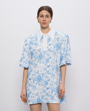Rowen Rose White floral print mini dress TOPRR083