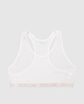 Story Loris Children's white top with logo 253796