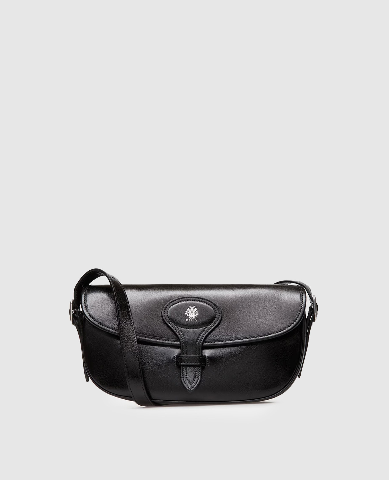 

Beckett Black Leather Messenger Bag Bally