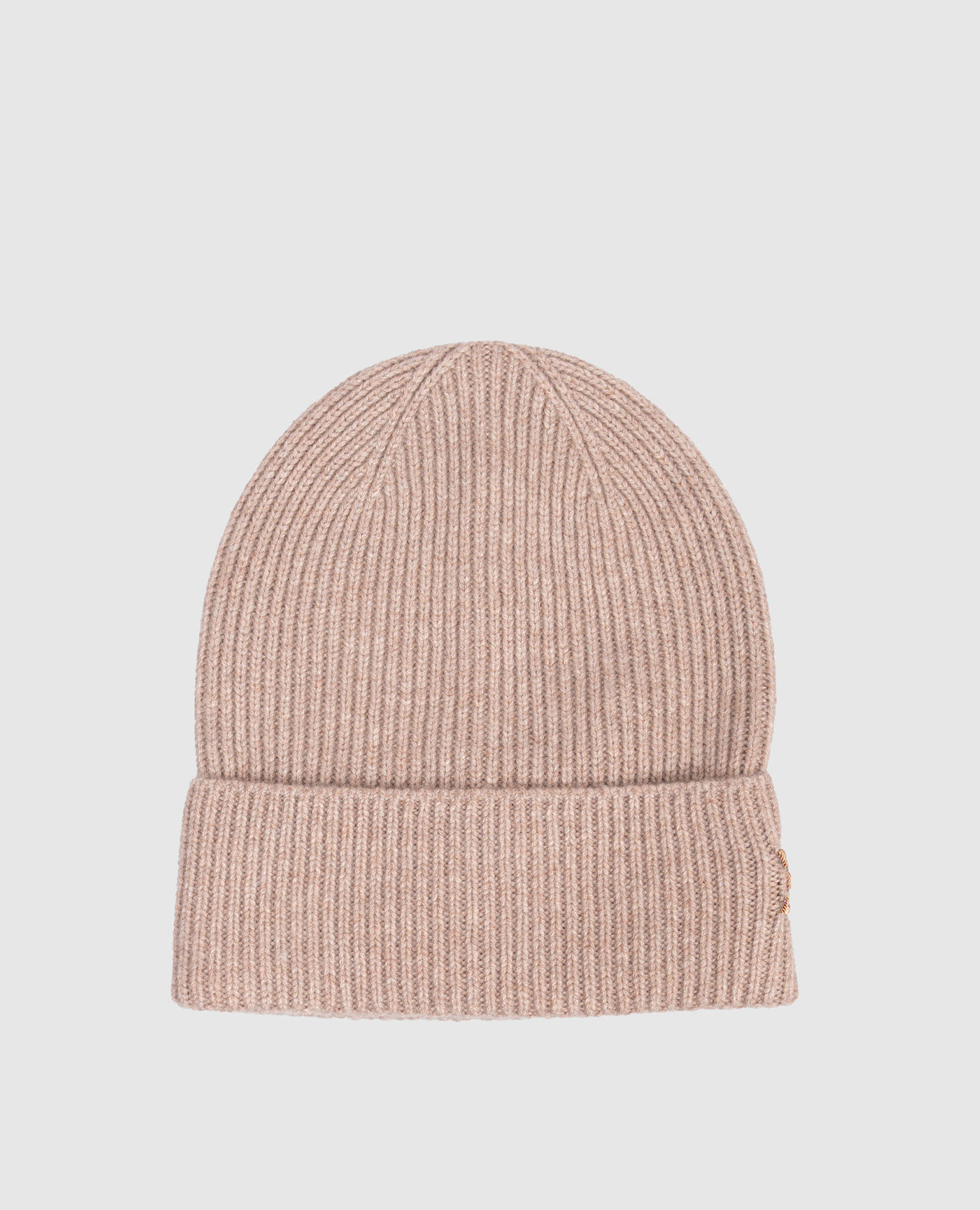 

Beige cashmere hat Ermanno Scervino