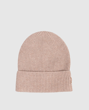 Ermanno Scervino Beige cashmere hat D475V301HCW