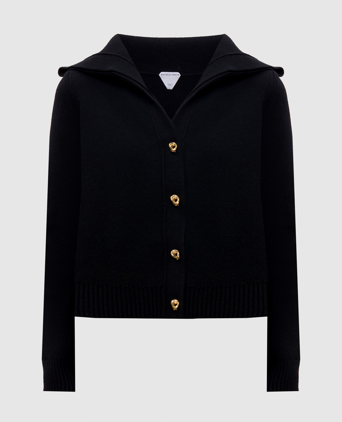 

Black wool cardigan Bottega Veneta