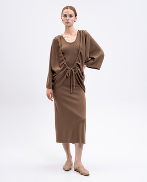 Max Mara Brown ASTER wool cardigan ASTER