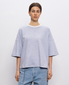 Peserico Grey melange T-shirt S06786J005635