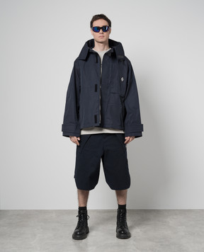 A Cold Wall Blue shorts with logo ACWMB277A