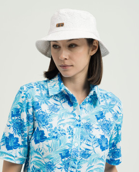 Vilebrequin Betty white panama with broderie embroidery BTTAV762