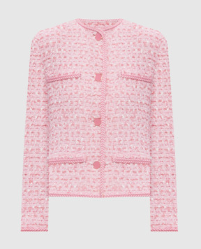 Rowen Rose Pink tweed jacket JCKRR402
