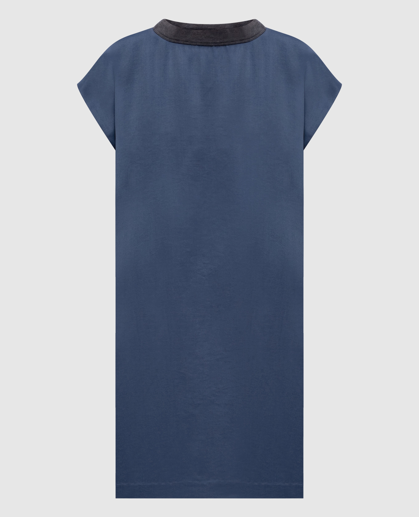 

Blue silk mini dress Brunello Cucinelli
