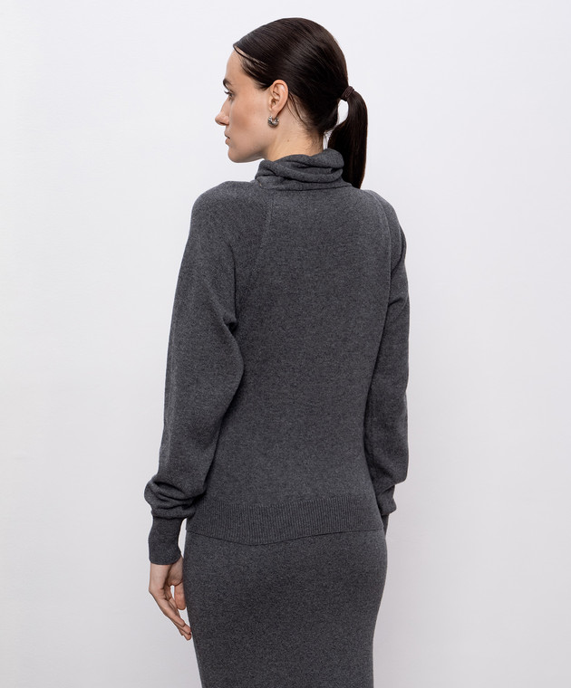 Tom Ford Gray cashmere sweater MAK1389YAX906 shop with Czech
