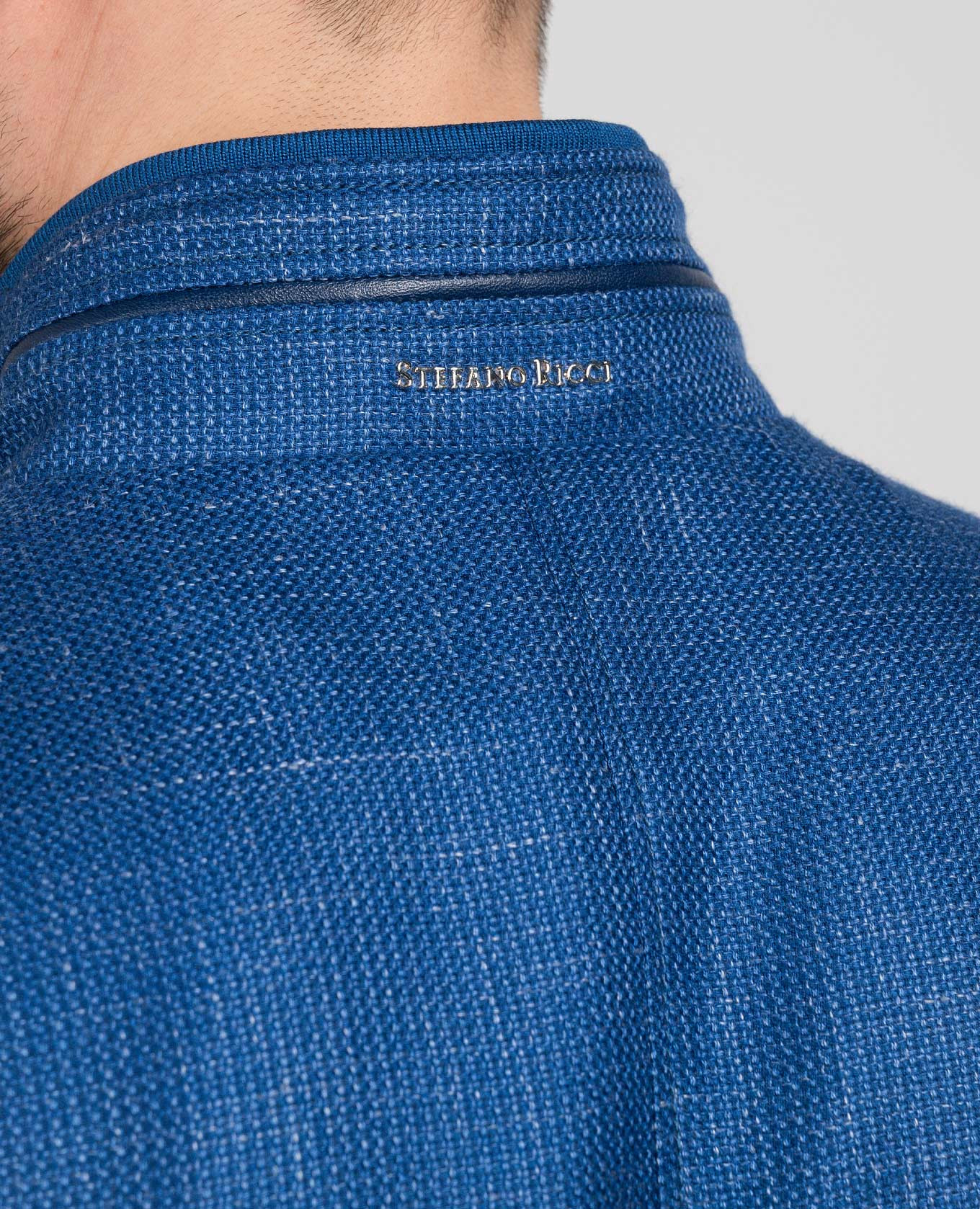 

Blue jacket made of cashmere, silk and linen Stefano Ricci