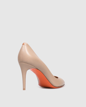 Santoni Beige leather shoes WDID70945HI2NSZA
