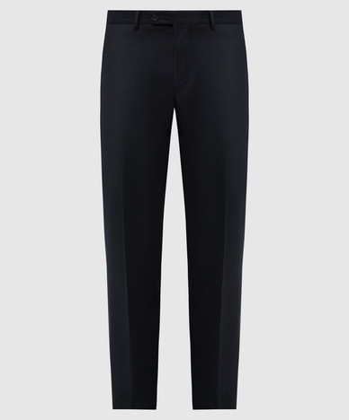 Blue pants made of wool
