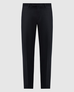 Enrico Mandelli Blue pants made of wool BOSTON5435