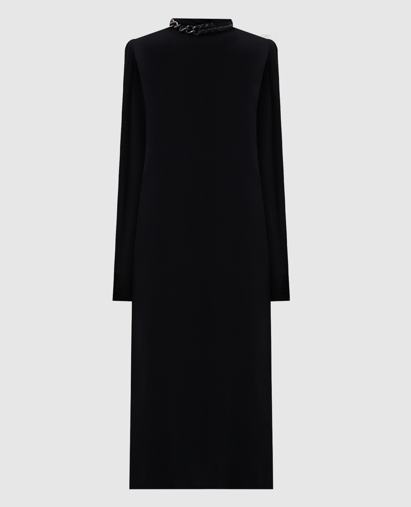 

Black midi dress with necklace Tom Ford
